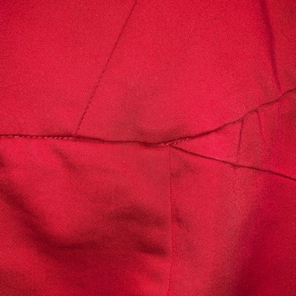 Hot Red Pencil Skirt - Picture 2 of 3